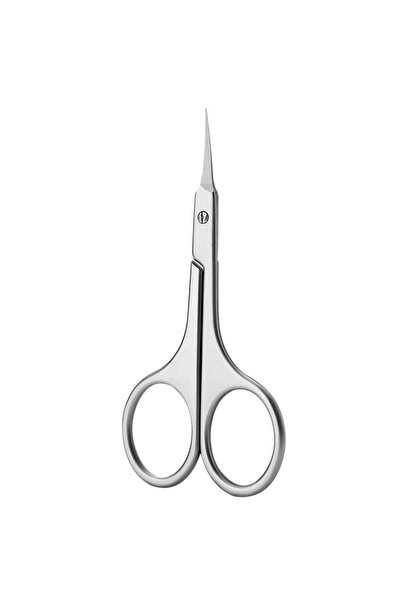 Choice مقص أظافر فضي اللون، مقص بشرة، مقص حواجب/رموش، مقص شارب متعدد الأغراض، مقص بشرة ذو منحنى دقيق للغاية