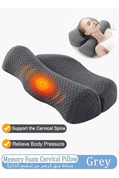 Generic Cervical pillow relieves shoulder and neck pain, an ergonomic orthopedic neck support pillow