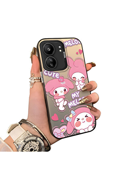 ucuc حافظة كورومي من السيليكون الواقي المتوافق مع هاتف Xiaomi Poco C65 ذات ال...