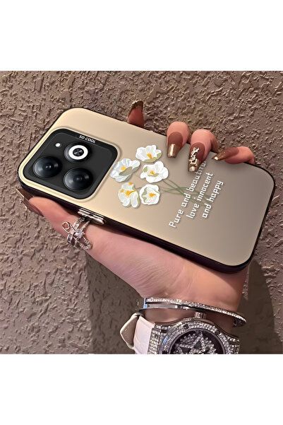 ucuc حافظة حماية من السيليكون المتوافقة مع هاتف Infinix Hot 40i ذات حافة أكري...