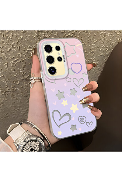 ucuc Samsung Galaxy S24 Ultra Compatible Instagram Case Silicone Edge Acrylic...