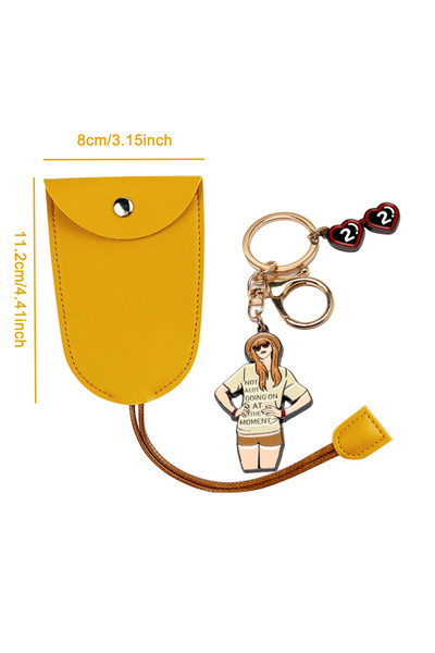 Choice ستايل إيه مع حقيبة، سلسلة مفاتيح تايلور سويفت، قلادة جيتار معدني رائعة...