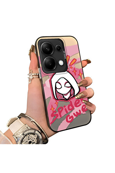 ucuc غطاء حماية سبايدرمان متوافق مع هاتف شاومي ريدمي نوت 14S، مصنوع من السيلي...