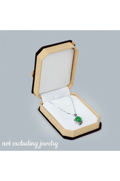 Choice علبة هدايا مخملية أنيقة للمجوهرات، مثالية للقلائد والخواتم والأساور.