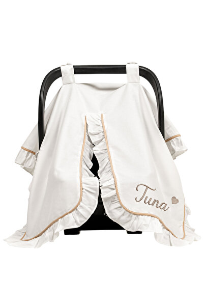 Mis Bebe Minik İnsanların Sarayı %100 Pamuk Saten Bej Biyeli Fırfırlı Kişiye ...