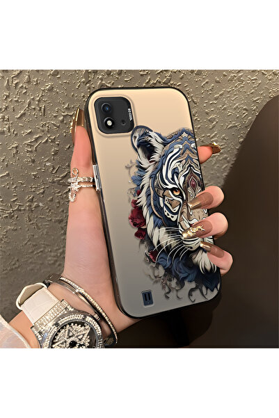 Hontinga حافظة متوافقة مع هاتف Realme C20/C20A، حافظة هاتف صلبة مضادة للسقوط،...