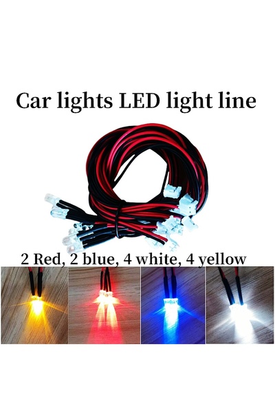 Choice مجموعة إضاءة LED ملونة بالكامل، تتضمن 12 مصباح LED، لمحاكاة ضوء الفلاش...