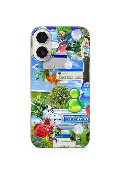 lelia حافظة هاتف شفافة متوافقة مع آيفون 16 مطبوع |   المجموعة: إيرو جلاس ميراج