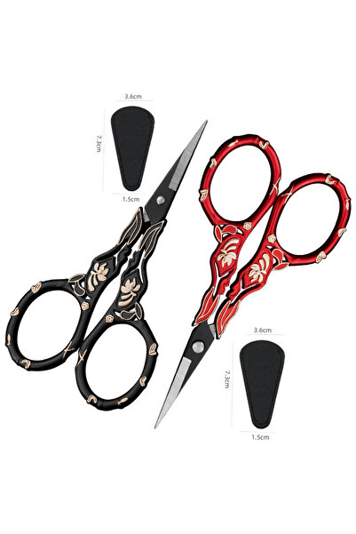 choice2 2 PCS Tailor's scissors for cross-stitch, thread trimmer, tea bag cut...