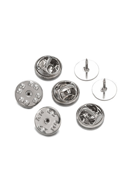 Choice 50 مجموعة من دبابيس التثبيت ذات قاعدة دبابيس مطلية بالروديوم مقاس 10 م...