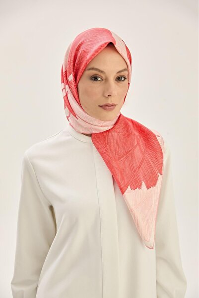 Maisa Μεταξωτό μαντήλι Mulbrry DRIED ROSE 90 x 90