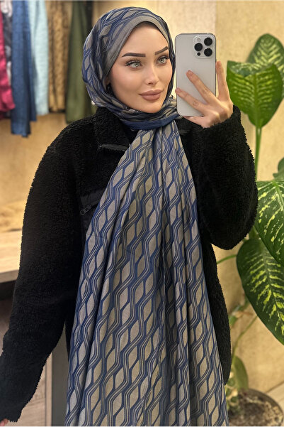 CUOCA LOUNGE Sarmal Desenli Çift Taraflı Kaşmir İpek Şal