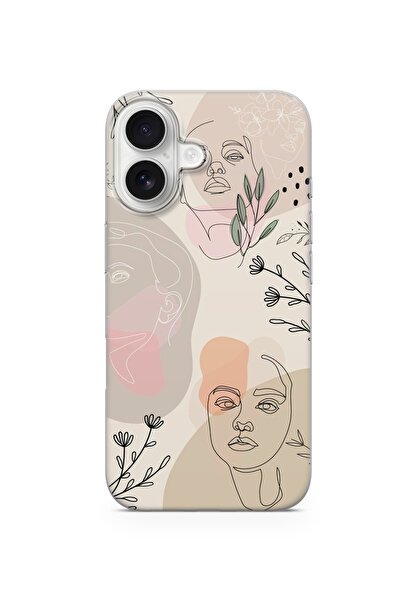 lelia حافظة هاتف شفافة متوافقة مع آيفون 16 مطبوع |   المجموعة: OneLine Essence