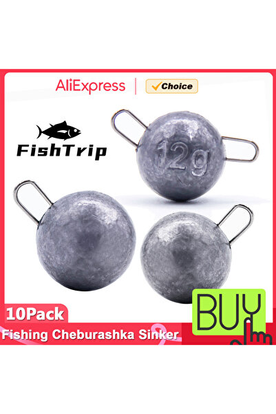 Choice ١٠ قطع من أوزان الصيد من نوع شيبوراشكا (٥ غرام) - رؤوس صنارة صيد - أوز...