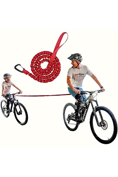 Choice Red Bicycle Connection Traction Rope Parent-Child Mountain Area Cyclin...