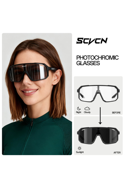Choice Photochromic 01 SCVCN Outdoor Photochromic Glasses Cycling Sunglasses ...