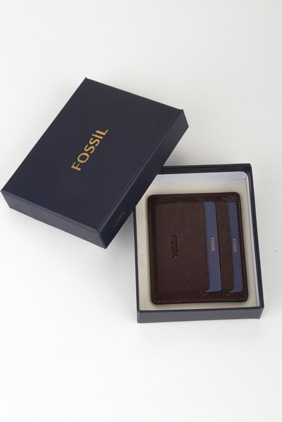 Fossil %100 Hakiki Deri Unisex El Portföyü Kartlık