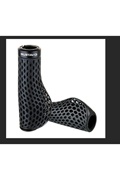 Choice GT-GP-D001 GUSTAVO مقابض دراجة مطبوع بتقنية الطباعة ثلاثية الأبعاد، مقابض مريحة للدراجات الجبلية، مقابض ناعمة ومريحة للدراجات