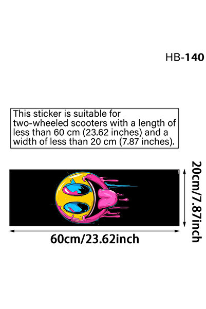 Choice 1PCS 1 Cool Graffiti Decorated Skateboard Sticker, Skateboard Vinyl - For Mopeds, Portable Folding S