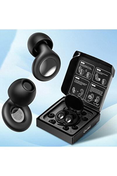 Choice سدادات أذن سوداء للنوم، عازلة للضوضاء بمقدار 25 ديسيبل، مصنوعة من السي...