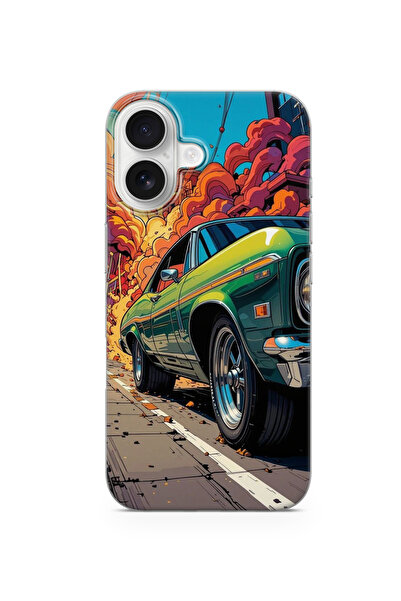 lelia حافظة هاتف شفافة متوافقة مع iPhone 17 مطبوع |   المجموعة: توربولين ستري...