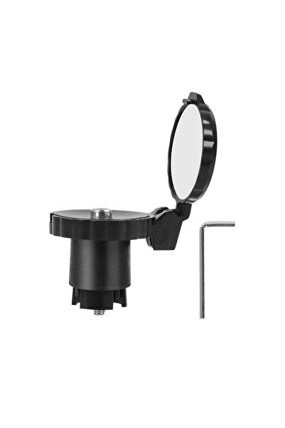 Choice black Cycling Handlebar Convex Mirror HD Adjustable Rotate Bike Handlebar Plug Rear View Mirror For