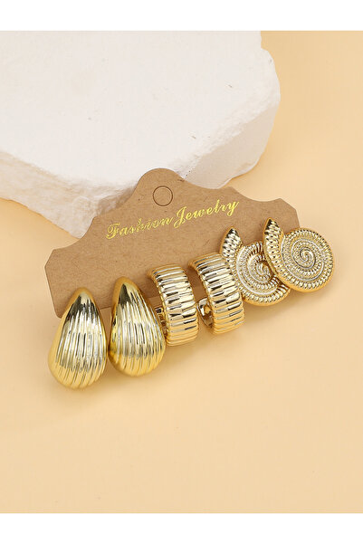 Choice طقم ج (3 أزواج) 3-6 أزواج/طقم، تصميم عصري وأنيق على شكل نجم البحر الذه...