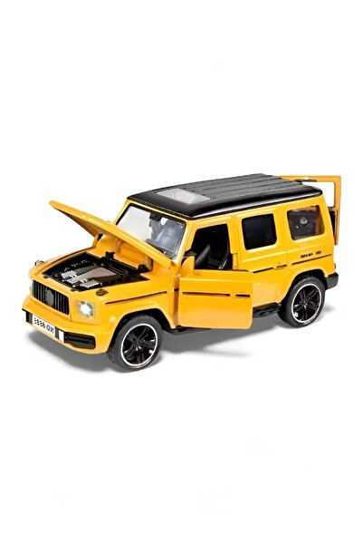 Toybox Metal Diecast Toy Model Car with Openable Door For Kids(19x8x9.2cm) Yellow