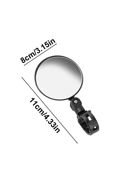 Choice 1PC Loop mirror DOMEN Bicycle Rearview Bike 360° Rotate Adjustable Wid...