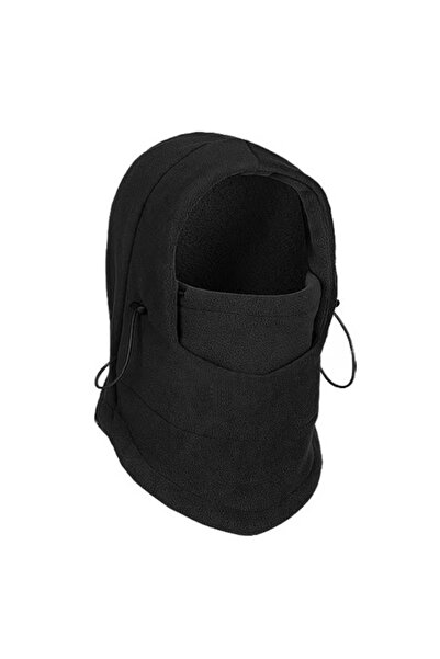 Choice black New Fashion Warm Cap Winter Men Women Hats Waterproof Thermal Fleece Balaclava Hat Hooded Neck