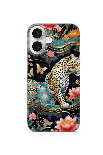 lelia حافظة هاتف شفافة متوافقة مع آيفون 16 مطبوع |   المجموعة: وايلد سبيريت ب...