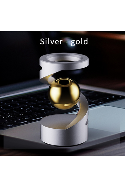 Choice جيروسكوب مضاد للتوتر من سلايف إي دي سي - دوار معدني عائم مع رفع مغناطيسي، لعبة مكتبية فريدة من نوعها