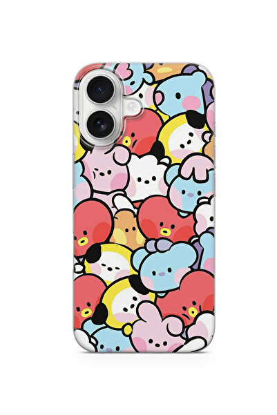 lelia حافظة هاتف شفافة متوافقة مع آيفون 16 مطبوع |   المجموعة: كاواي ميلك دريميز