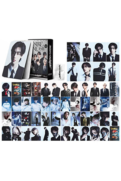 Miniso بطاقات لومو قابلة للتجميع، 55 قطعة، بيضاء، ألبوم مصغر سادس، ديزاير أنل...