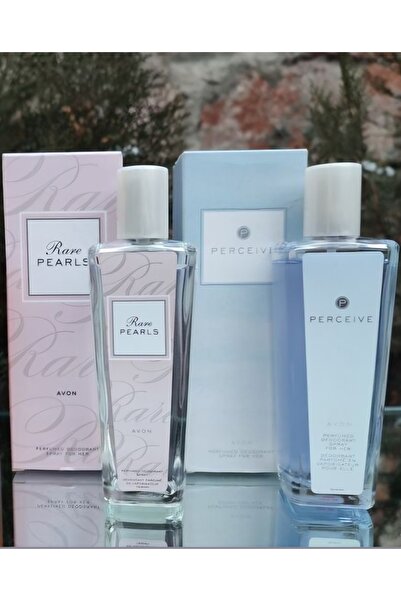 AVON PERSEW VE RARE PEARLS 75 ML VUCUT SPREYI 2 LI SET