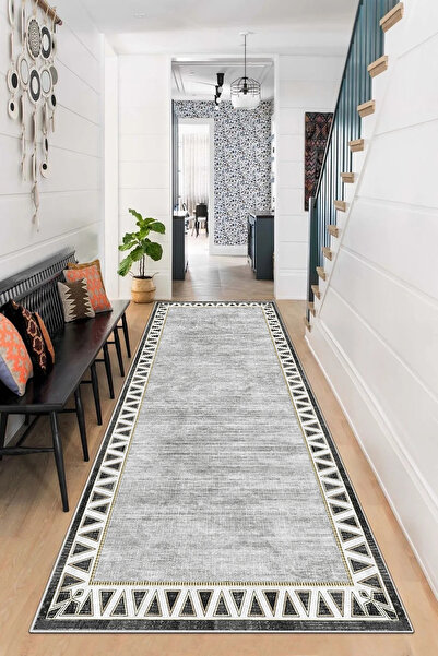 Thalia Home Yıkanabilir Kaymaz Taban Dijital Baskılı Halı,Yolluk