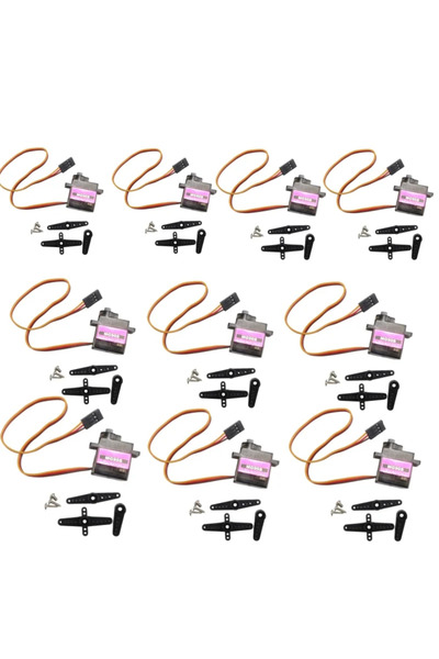 Choice 10 قطع من سيرفو MG90S 180 MG90S ذو التروس المعدنية 9 غرام، إصدار مطور ...