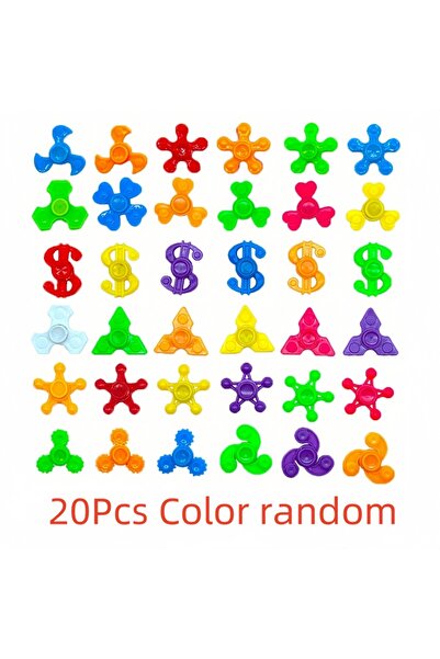 Choice ٢٠ قطعة عشوائية ٥/٢٠ قطعة من لعبة سبينر صغيرة للأطفال، مضادة للتوتر، ت...