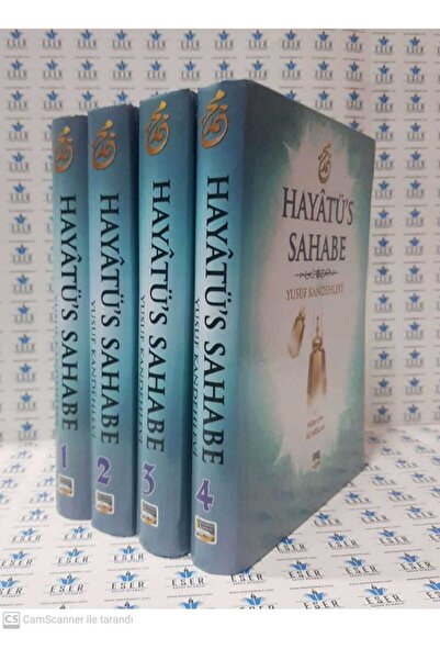 Çağdaş Kitap Hayatü's Sahabe Dörtlü (1. Hamur - 4 Cilt Takım) ENES SARMAŞIK YAY.