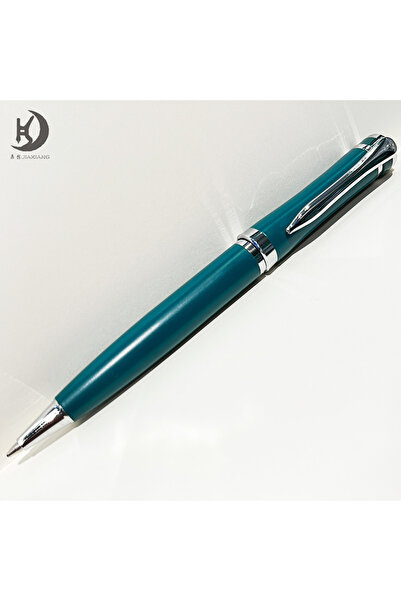 Choice قلم حبر جاف معدني فاخر للكتابة السلسة باللون الأصفر (حبر أسود) - قطعة ...