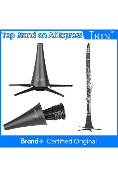 Choice SLADE Foldable Clarinet Stand Bracket Black Metal Holder Support Portable Placement Rack Woodwind...