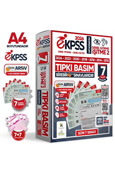 İnformal Yayınları 2026 EKPSS Ortaöğretim Genel Görme İşitme-2 ÖSYM Çıkmış So...