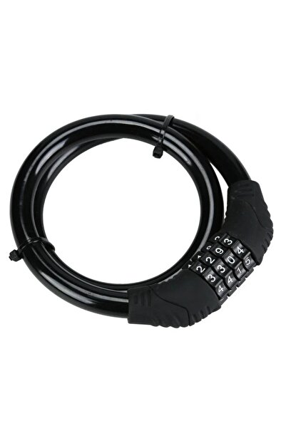 Choice 4 Digital Black Bicycle Locks Anti-theft Mtb Bike Steel Wire Padlock 4Digit Password Electric Scoote