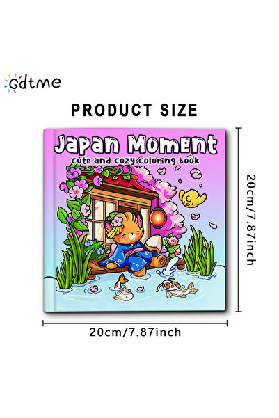 Choice MULTI Cozy Japan: Cute Coloring Book for Adults and Teens with Charming Characters and Delightful Ja