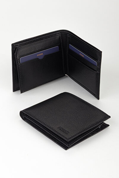 Fossil Boxed Genuine Leather Horizontal Hand Portfolio Wallet