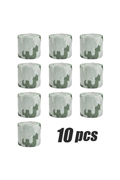 Choice 5cmX4.8m 10pcs Snow Elastic Outdoor Hunting Camouflage Tape Waterproof...