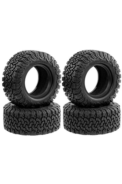 Choice مجموعة عجلات وإطارات Beadlock مقاس 1.9 بوصة مكونة من 4 قطع - إطارات عا...