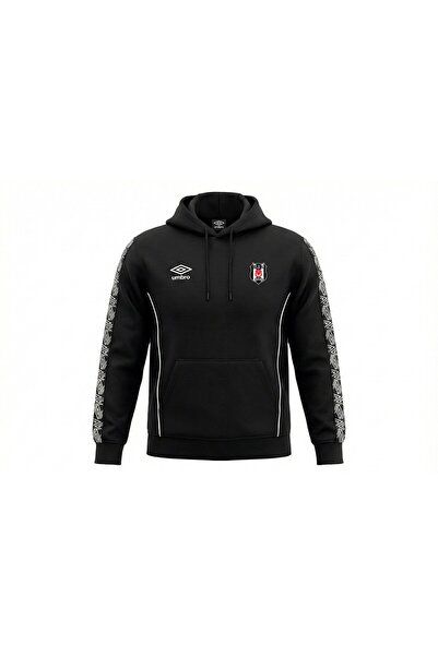 Beşiktaş سويت شيرت أسود أصلي مطرز