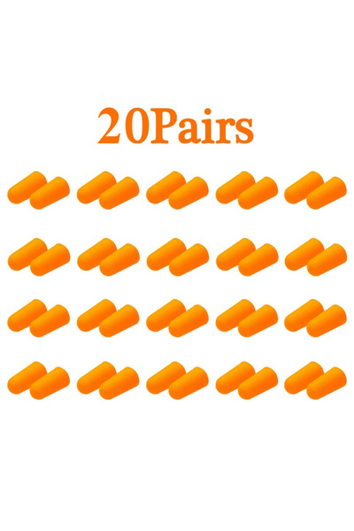 Choice 20 زوجًا من سدادات الأذن المضادة للضوضاء، 10/20/50 زوجًا، للعمل والدرا...