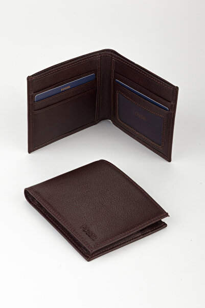 Fossil Boxed Genuine Leather Horizontal Hand Portfolio Wallet